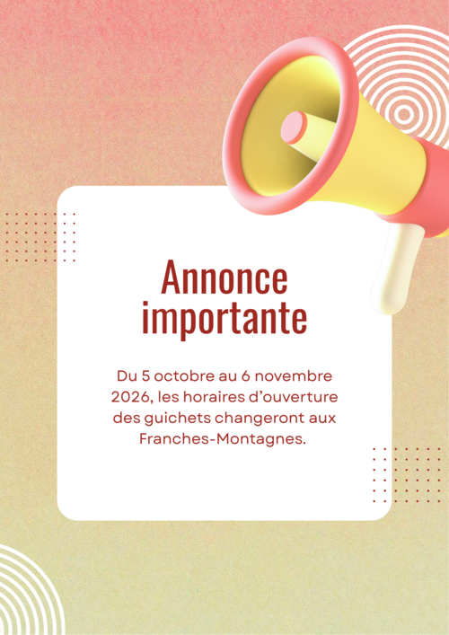 Yellow and Pink Illustrative Important Announcement Poster - 1